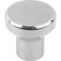 Kipp Mushroom Knob Hygienic Usit® D=M05 D1=21 Stainless Steel 1.4404, Polished, High Collar K1308.2105